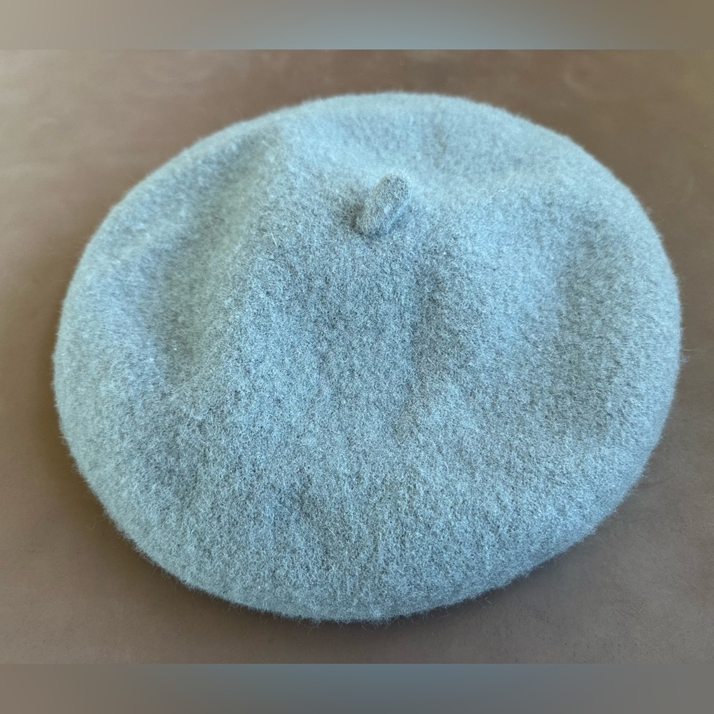 Wool Grey Beret